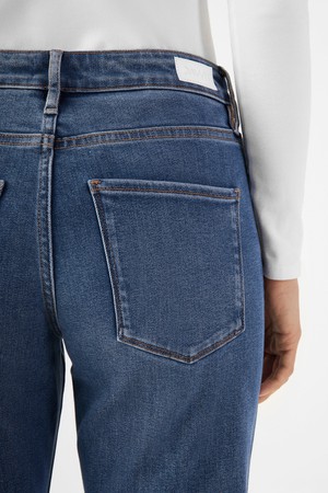 SUNSET Regular Slim Soft Tencel - Basic - Medium Blue from DAWN Denim