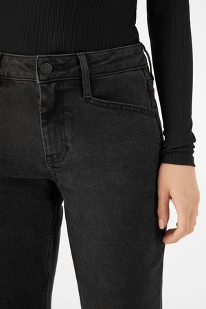 SUNSET Regular Slim Soft Tencel - Basic - Vintage Black from DAWN Denim