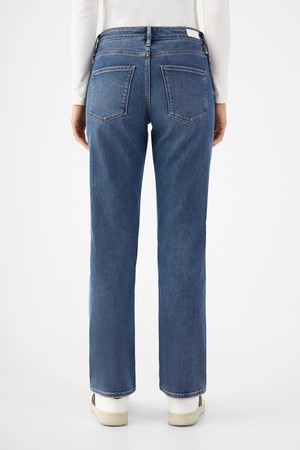 SUNSET Regular Slim Soft Tencel - Basic - Medium Blue from DAWN Denim