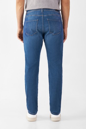 MORROW Soft Stretch - Slim - Medium Blue from DAWN Denim MORROW Soft Stretch - Slim - Medium Blue from DAWN Denim