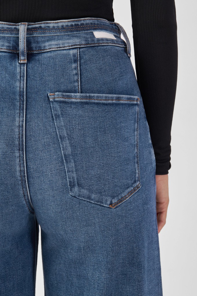 BLINK High Waist Culotte Jeans - Vintage Blue from DAWN Denim