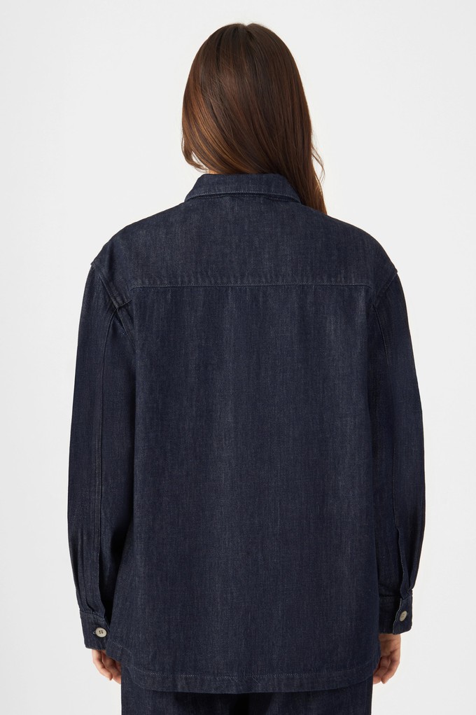 SORRY Lightweight Hemp - Shacket - Raw Blue - Women from DAWN Denim