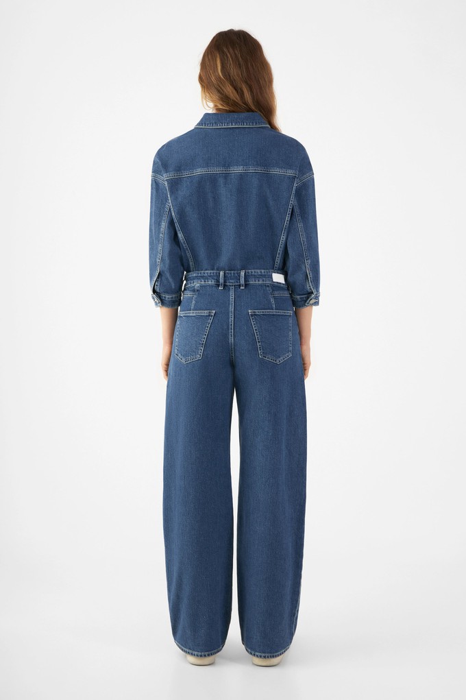 ROS Overall Minimal Stretch - Boxy - Vintage Blue from DAWN Denim