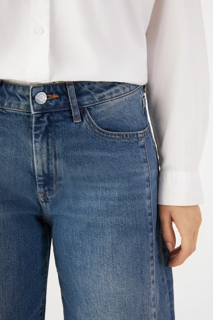 ASH Barrel Leg Minimal Stretch - Cutline - Vintage Blue from DAWN Denim