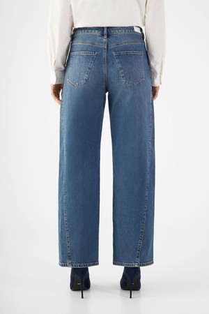 ASH Barrel Leg Minimal Stretch - Cutline - Vintage Blue from DAWN Denim
