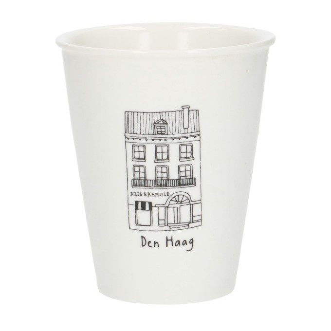 Gevel mok, Den Haag, porselein, 200 ml from Dille & Kamille