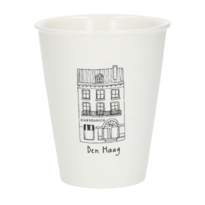 Gevel mok, Den Haag, porselein, 200 ml from Dille & Kamille