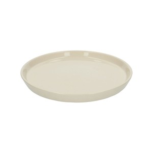 Dinerbord, steengoed, beige, spikkel, Ø 25 cm from Dille & Kamille