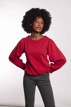 Jasmin Sweater | Red via Elements of Freedom
