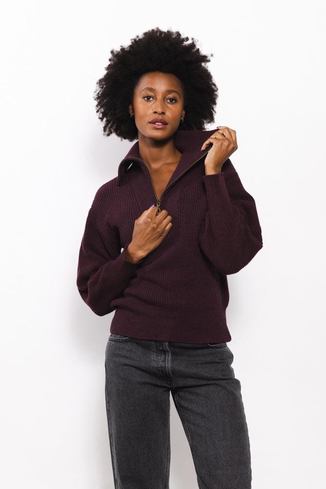 Loui Knit | aubergine from Elements of Freedom