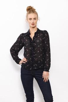 Charly Blouse | Black via Elements of Freedom