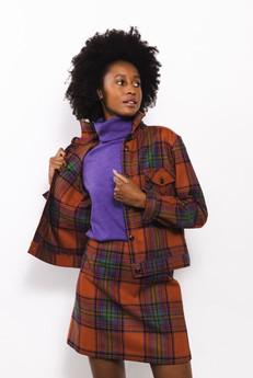 London Jacket | Checked Multicolor via Elements of Freedom