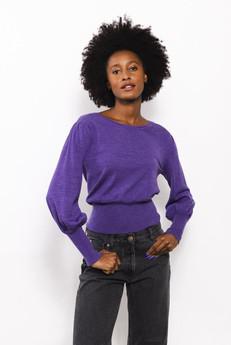 Moos Sweater | Purple via Elements of Freedom