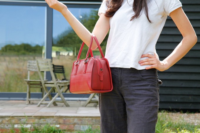 Small Post Bag | Fire-hose from Elvis & Kresse