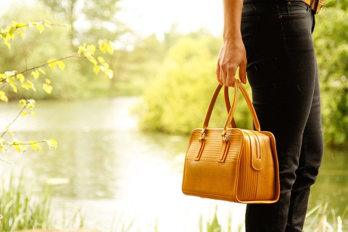 Small Post Bag | Fire-hose from Elvis & Kresse
