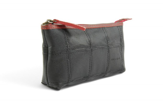 Toiletry Pouch | Leather & Fire-hose from Elvis & Kresse