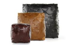 Leather Cube via Elvis & Kresse