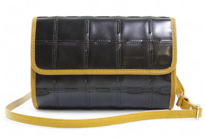 Crossbody Bag | Leather & Fire-hose from Elvis & Kresse