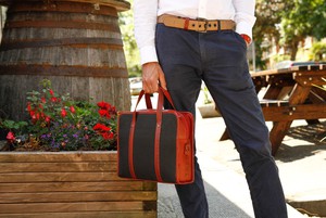 Compact Briefcase | Printing Blanket & Fire-hose from Elvis & Kresse