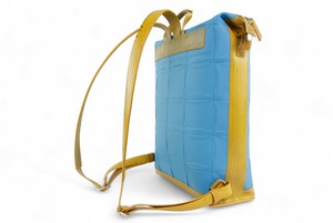 Large Backpack | Leather & Fire-hose from Elvis & Kresse