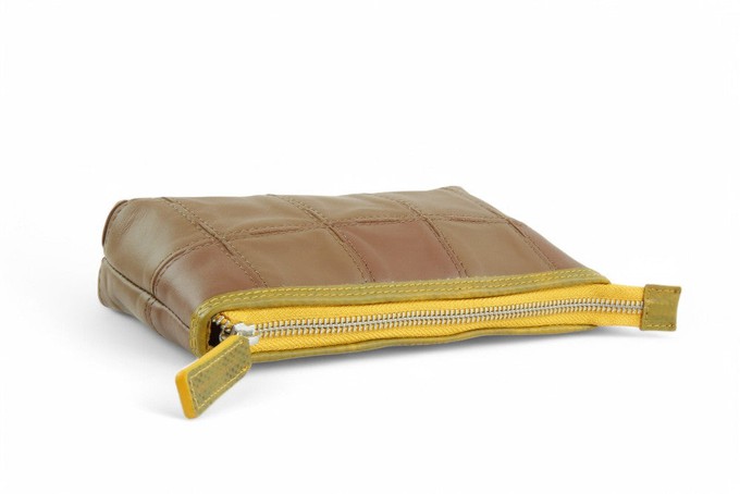 Toiletry Pouch | Leather & Fire-hose from Elvis & Kresse