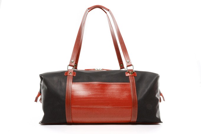 Weekend Bag | Printing Blanket & Fire-hose from Elvis & Kresse