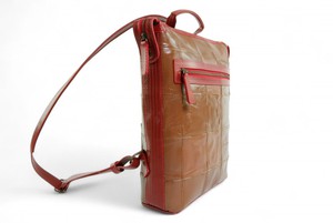 Small Backpack | Leather & Fire-hose from Elvis & Kresse