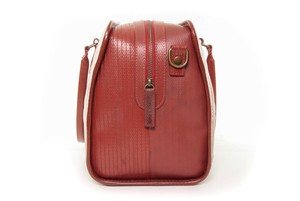 Large Post Bag | Leather & Fire-hose from Elvis & Kresse