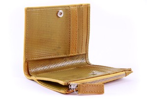 Faversham Wallet | Printing Blanket & Fire-hose from Elvis & Kresse