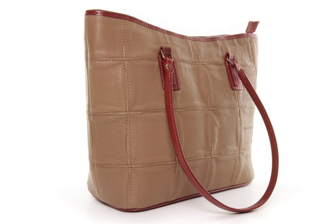 Small Tote | Leather & Fire-hose from Elvis & Kresse