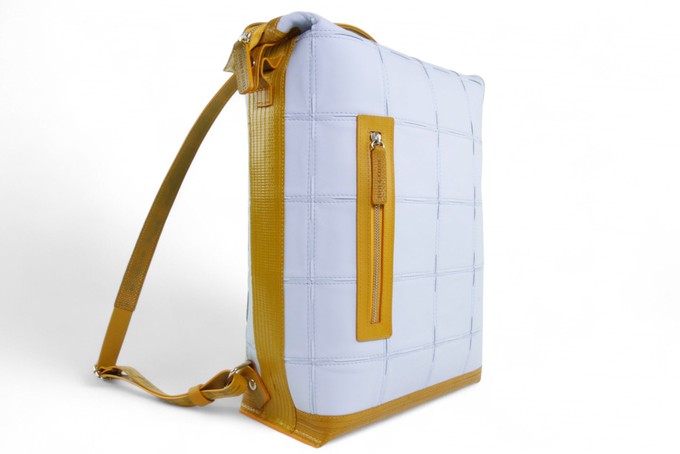 Large Backpack | Leather & Fire-hose from Elvis & Kresse