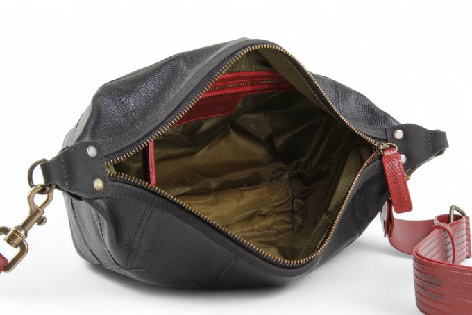 Boho Bag | Leather & Fire-hose from Elvis & Kresse