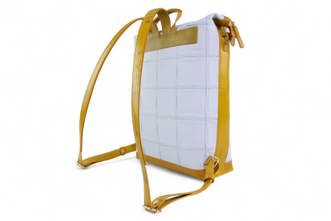 Large Backpack | Leather & Fire-hose from Elvis & Kresse