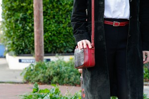 Disco Bag | Leather & Fire-hose from Elvis & Kresse