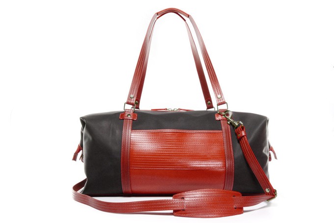 Weekend Bag | Printing Blanket & Fire-hose from Elvis & Kresse
