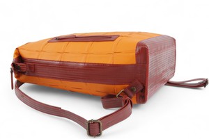 Large Backpack | Leather & Fire-hose from Elvis & Kresse