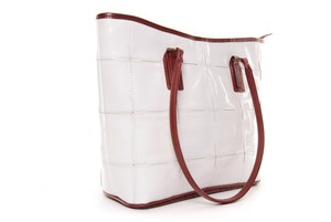 Small Tote | Leather & Fire-hose from Elvis & Kresse