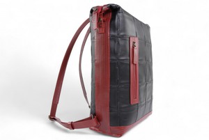 Large Backpack | Leather & Fire-hose from Elvis & Kresse
