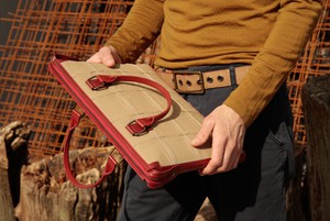 Leather Laptop Bag from Elvis & Kresse