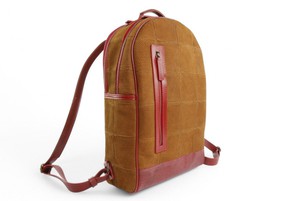 Voyager Backpack | Leather & Fire-hose from Elvis & Kresse