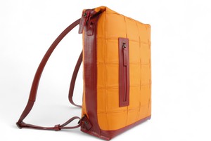 Large Backpack | Leather & Fire-hose from Elvis & Kresse