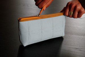 Toiletry Pouch | Leather & Fire-hose from Elvis & Kresse