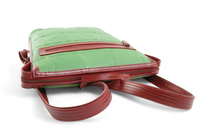 Small Backpack | Leather & Fire-hose from Elvis & Kresse