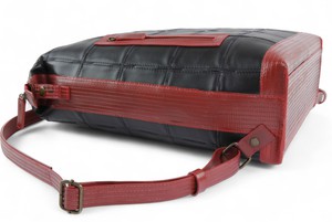 Large Backpack | Leather & Fire-hose from Elvis & Kresse