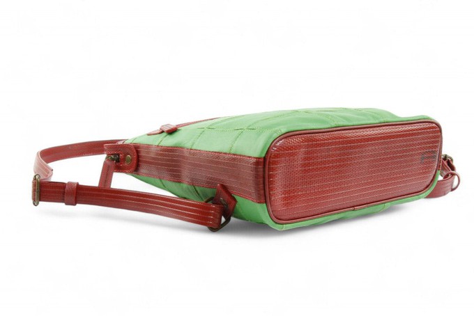 Small Backpack | Leather & Fire-hose from Elvis & Kresse