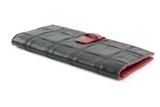 Travel Wallet | Leather & Fire-hose via Elvis & Kresse