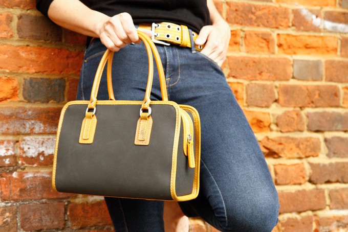 Small Post Bag | Printing Blanket & Fire-hose from Elvis & Kresse