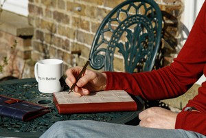 A5 Notebook | Leather & Fire-hose from Elvis & Kresse