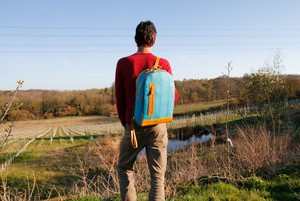 Voyager Leather Backpack from Elvis & Kresse