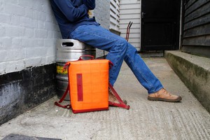 Large Backpack | Leather & Fire-hose from Elvis & Kresse